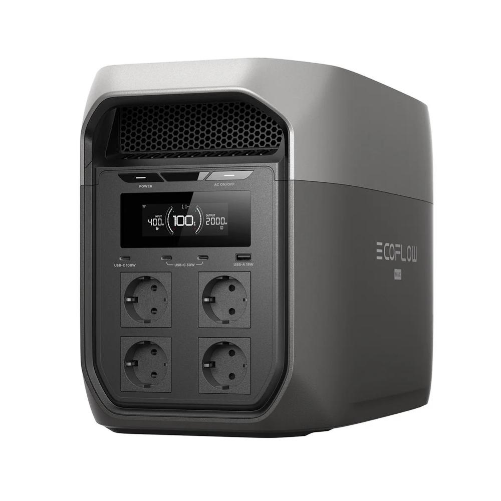 Ecoflow Delta 3 Max Batería 2048 Wh 2400w X-boost De 3400w