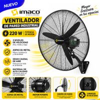 Ventilador De Pared Industrial Imaco WF2630 220W