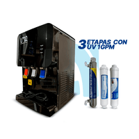 Mini dispensador de agua ultrablack ultra premuim 3 etapas con UV - Purificador de agua