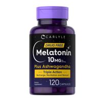 Melatonina de 10 mg triple accion 120 capsulas - Carlyle