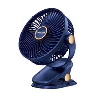 Ventilador recargable CLIP-ON 5 velocidades azul Opalux OP-CF60-AZ
