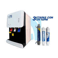 Mini dispensador de agua prowhite ultra premiun 3 etapas con UV - Purificador de agua
