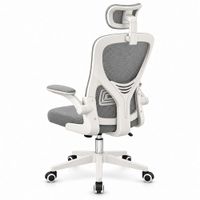 Silla Ergonómica Para Oficina Escritorio Reposacabezas Soporte Lumbar Ajustable Giratoria - Blanco