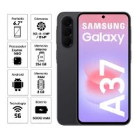 Celular Samsung Galaxy A37 5G 8GB RAM  256GB NEGRO