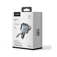 Cargador de Carro 3 Puertos con Cable 60W Ugreen Original