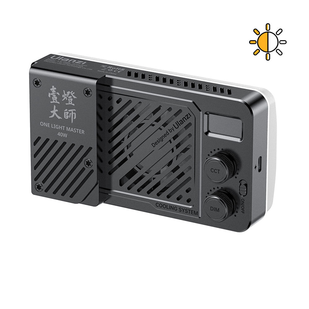 Luz Continua LED Ulanzi LM-P40Bi BiColor con Difusor