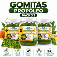 PACK 3 GOMITAS PROPÓLEO PARA ADULTOS 450 GOMITAS SOTTCOR LABS
