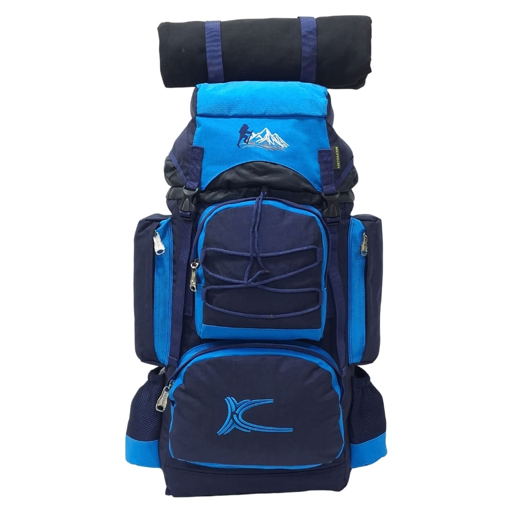 Mochila Campera Kengar Modelo N.3 Azul - Turquesa