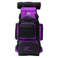 Mochila Campera Kengar Modelo N.3 Negro - Uva