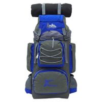 Mochila Campera Kengar Modelo N.3 Plomo - Azulino