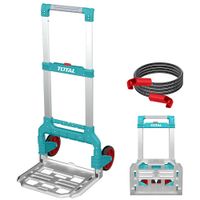 Carro de Carga Plegable TOTAL Industrial 130kg de Aluminio con Ruedas TPR 175mm THWB61201