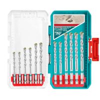 Juego de Brocas para Albañilería y Concreto 12 Piezas TOTAL con Estuche Industrial TACSDL12206