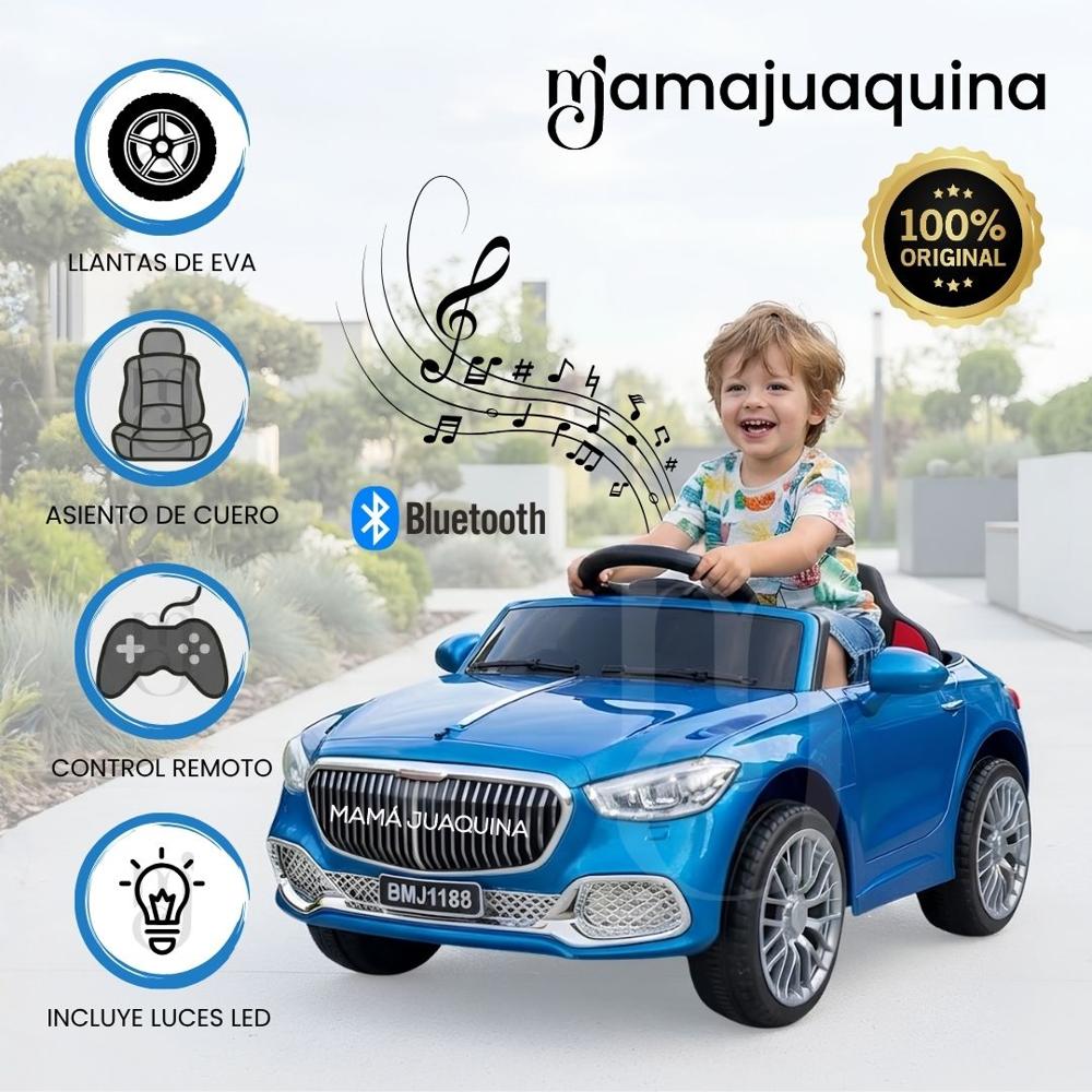 Carro a Batería Musical  BELMONT con Luces Led Colección Exclusiva Blue