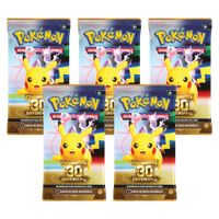 Pack Cartas Coleccionables POKÉMON TCG 30.º Aniversario Español x5un