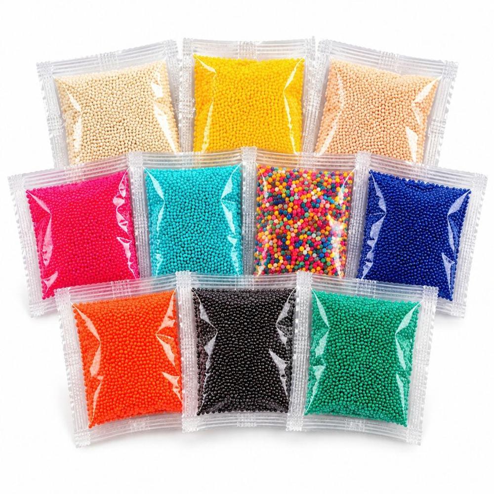 Pack x10 Bolsas 50000 Balas de Hidrogel de Colores Variados para Pistola de Juguete