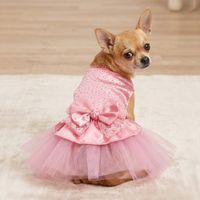 VESTIDO PARA MASCOTA CON TUL Y CIERRE VELCRO - TALLA XS