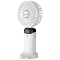 Ventilador recargable con soporte para celular blanco Opalux OP-HF36-BL