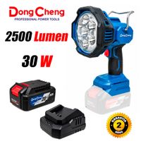 Linterna Reflector Lámpara de Trabajo Portátil Dongcheng DCWL2001BDM 1Bat x 4Ah