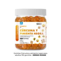Gomitas De Curcuma Y Pimienta Negra Adultos 150 Gomitas Dermo Sumak