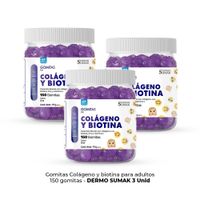 Gomitas Colágeno Y Biotina Adulto Dermo Sumak 3 Unidades