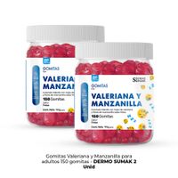 Gomitas Valeriana Y Manzanilla Adulto 150 Gomitas Dermo Sumak 2Uni