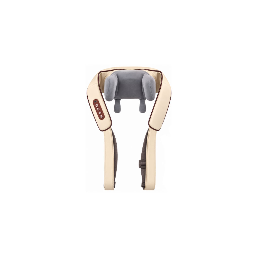 Masajeador de Cuello y Hombros Shiatsu 4D Eléctrico Beige