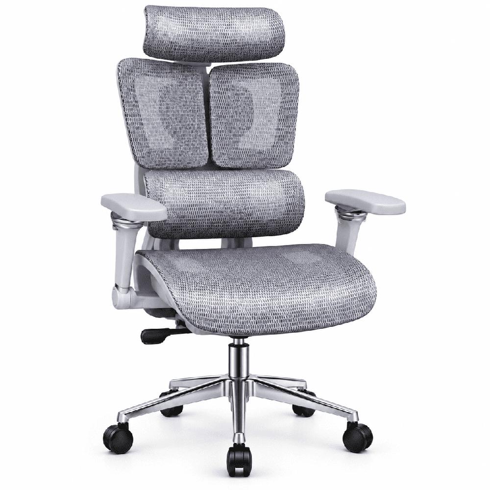 Silla Ergonomica Premium Ultra Malla Texturizada Escritorio Reposapiés Retráctil Reclinable Oficina