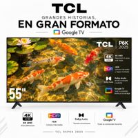 TELEVISOR TCL 55 UHD 4K MOD 55P6K