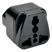 Adaptador de Enchufe Universal Tripp Lite UNIPLUGINT para Tomacorriente C13 Negro