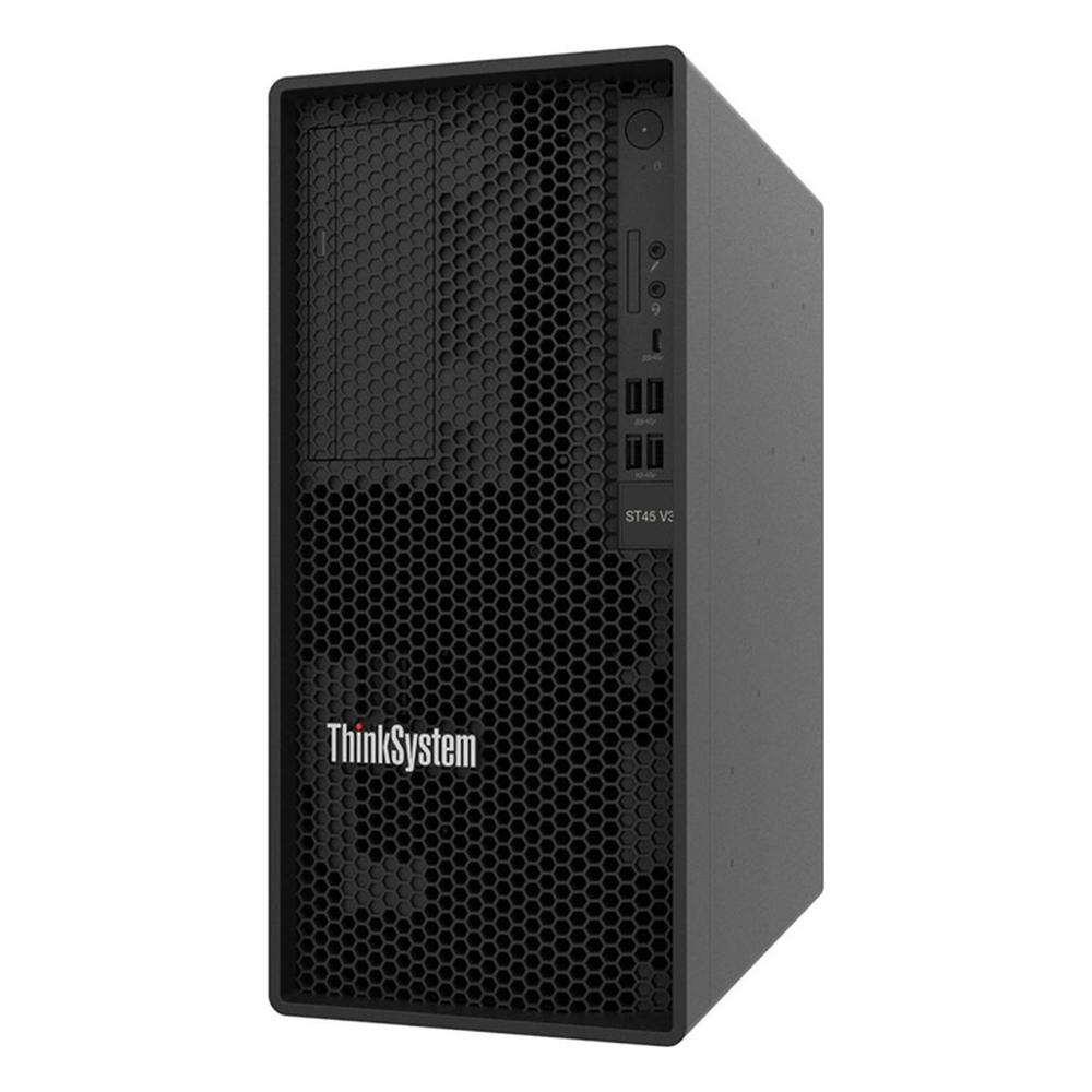 Servidor Torre Lenovo ThinkSystem ST45 V3 EPYC 4124P 16GB 2TB HDD 300W 7DH5A038LA Negro