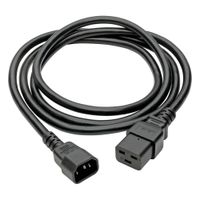 Cable de Poder Tripp Lite IEC C19 a C14 15A 14 AWG 3.05 m P047-010 Negro