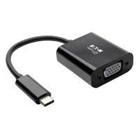 Adaptador USB-C a VGA Tripp Lite U444-06N-VB-AM 1080p Negro