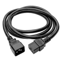Cable de Poder Tripp Lite IEC C19 a C20 20A 12 AWG 1.83 m P036-006 Negro