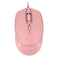 Mouse Alámbrico Teros TE-1226S USB 1600 DPI Rosado