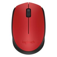 Mouse Inalámbrico Logitech M170 910-004941 Receptor USB Rojo