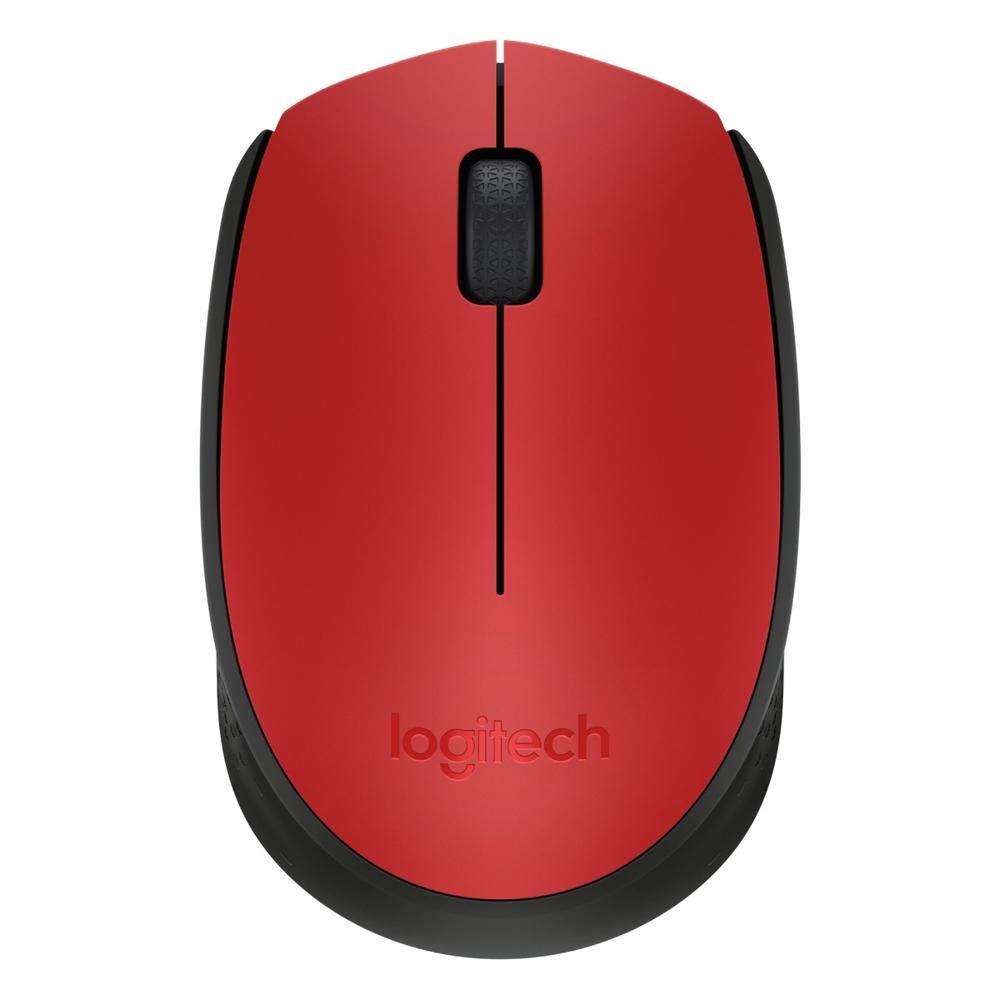 Mouse Inalámbrico Logitech M170 910-004941 Receptor USB Rojo