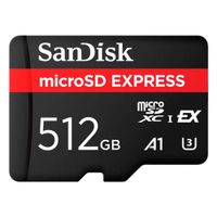 Tarjeta Micro SD SanDisk Express 512GB microSDXC PCIe Gen 3 NVMe