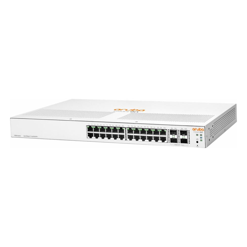 Switch Administrable HPE Aruba Instant On 1930 JL682A 24 Puertos Gigabit 4 SFP Plus Blanco
