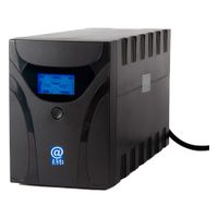 UPS Interactivo Elise Fase AUR-1200-LCD-USB 1200VA 600W 6 Tomas Pantalla LCD Negro