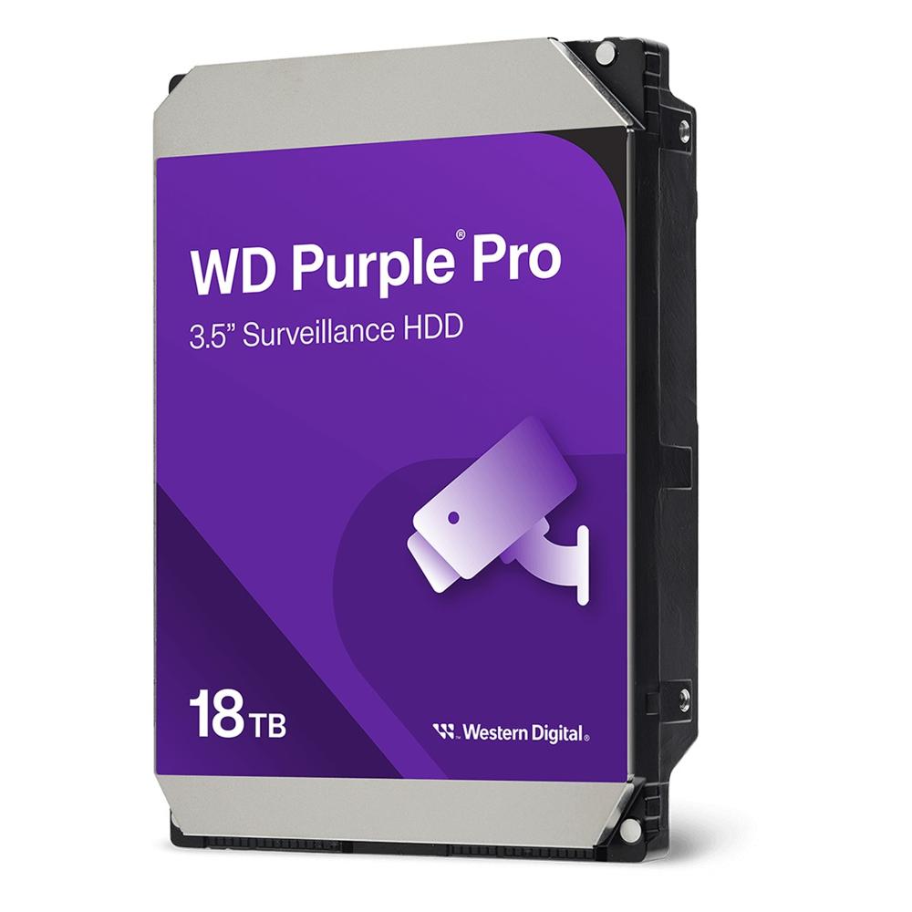 Disco Duro Interno Western Digital WD Purple Pro 18TB SATA 3.5 pulgadas 7200 RPM Morado