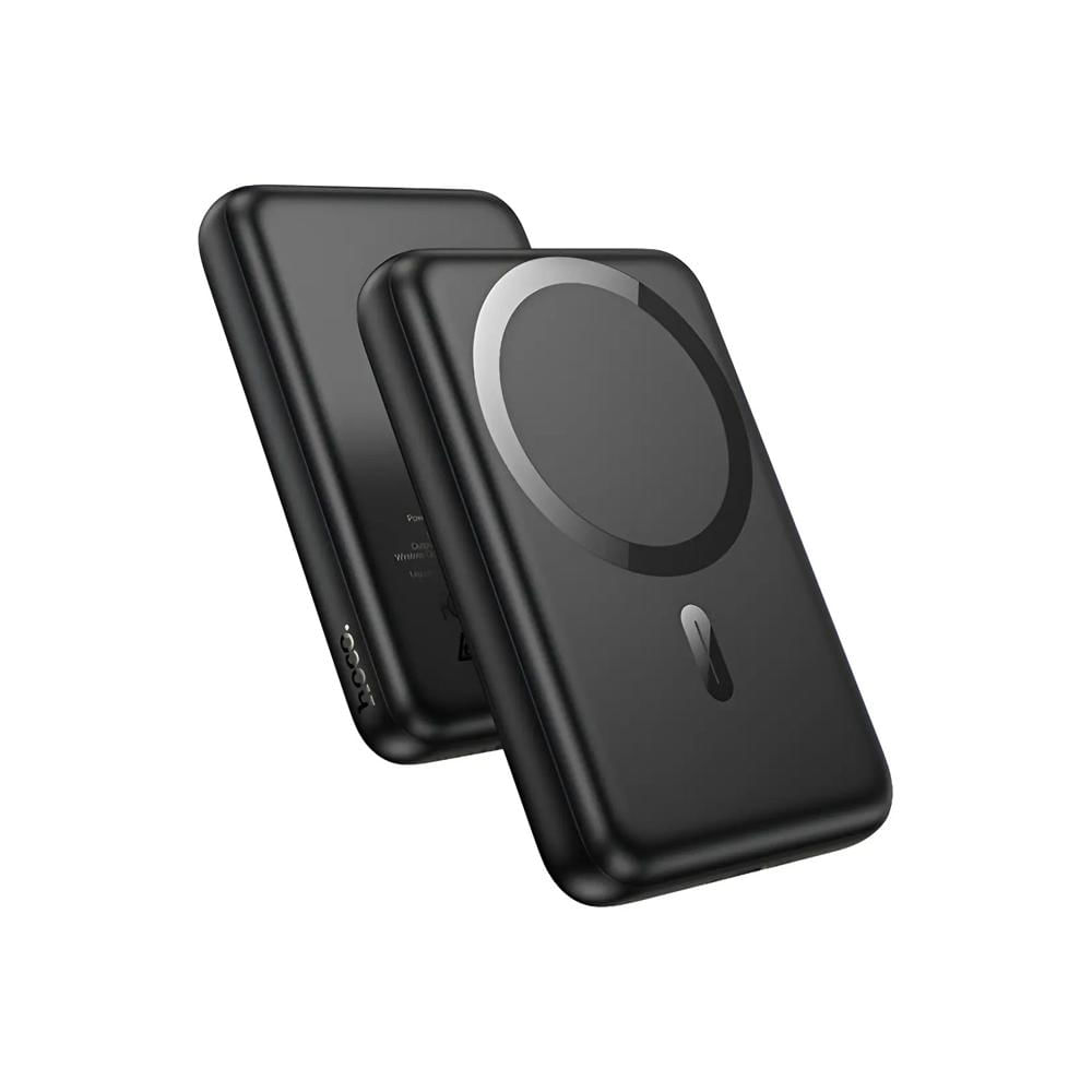 Power Bank Magnético Hoco 10000mAh 15W Carga Inalámbrica Negro J141