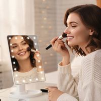 Espejo de maquillaje 22 luces led Tactil
