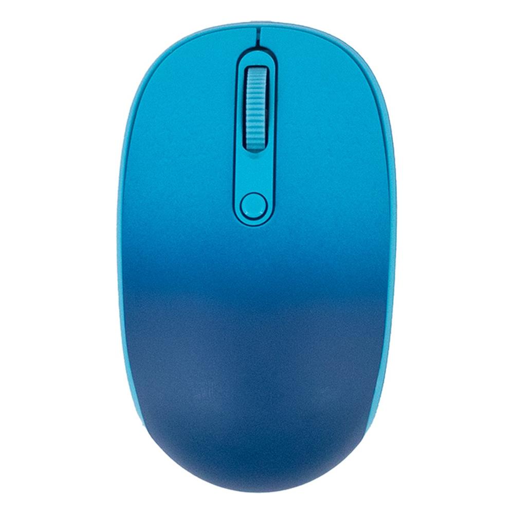 Mouse Inalámbrico Teros TE-1240S 2.4 GHz y Bluetooth Azul