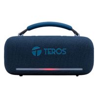 Parlante Bluetooth Portátil Teros Vibe VB-6049BL 60W Luces RGB Azul