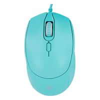 Mouse Alámbrico Teros TE-1227S USB 1600 DPI Verde Agua