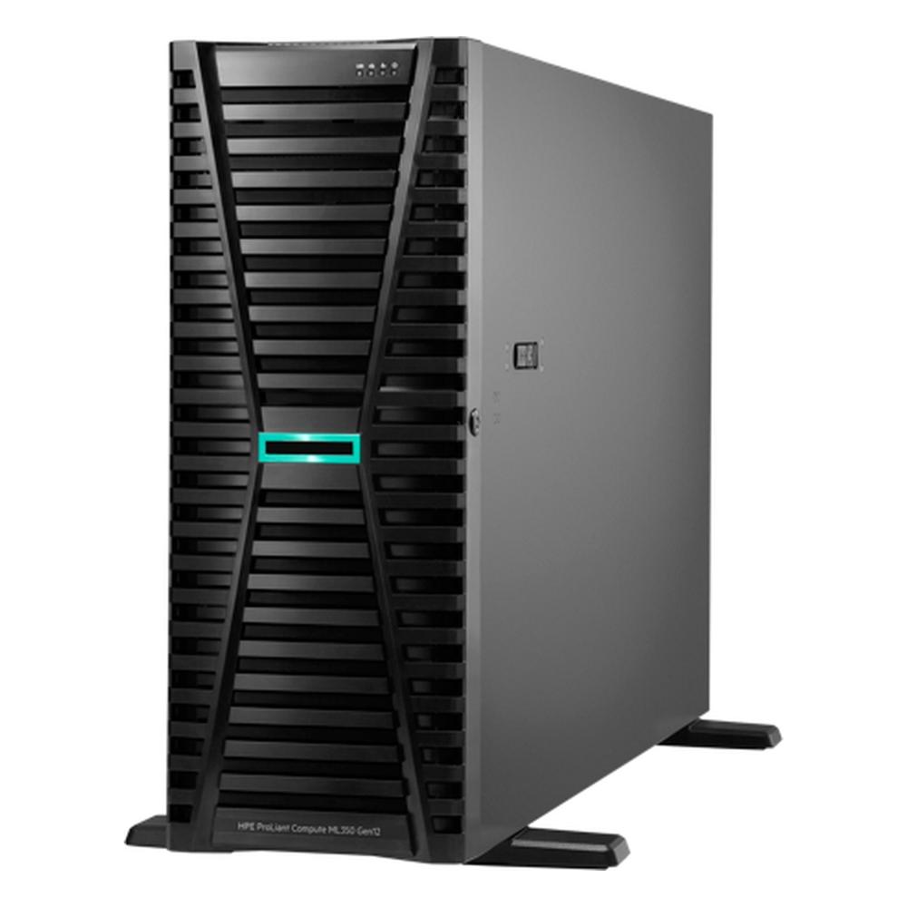 Servidor Torre HPE ProLiant ML350 Gen12 Xeon 6505P 32GB 4TB HDD 2x800W P89073-DM5 Negro