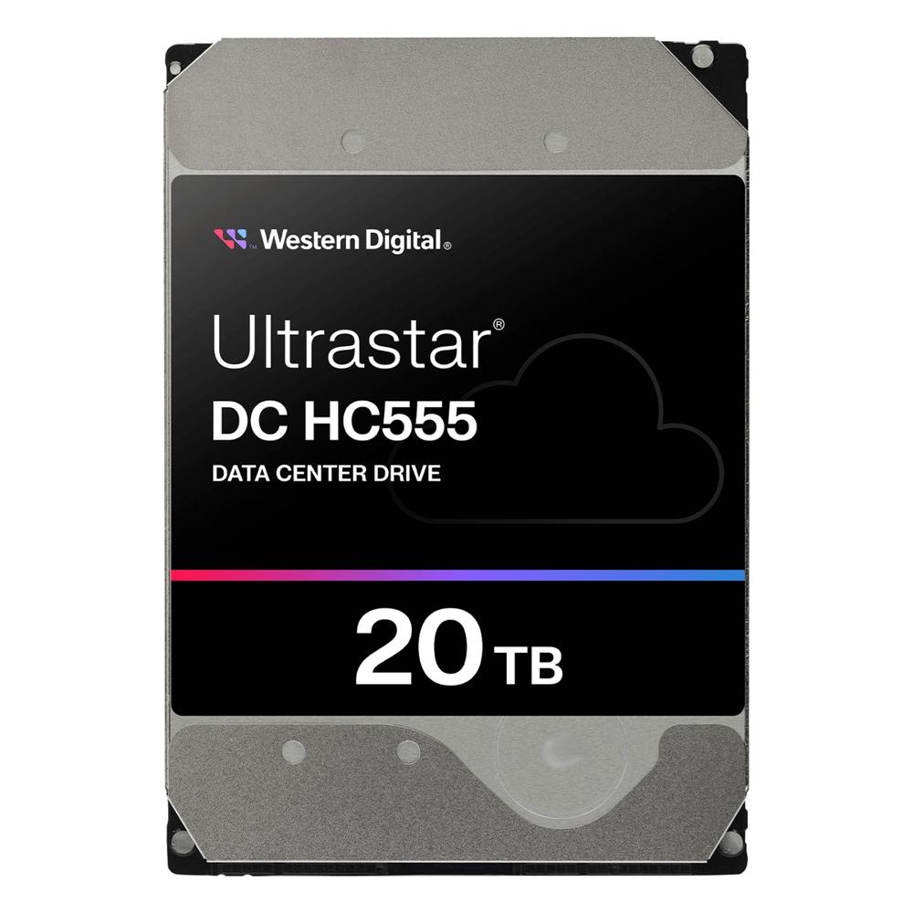 Disco Duro Interno Western Digital Ultrastar DC HC555 20TB SATA 3.5 pulgadas 7200 RPM Plateado