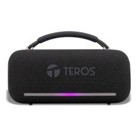Parlante Bluetooth Portátil Teros Vibe VB-6049BLK 60W Luces RGB Negro