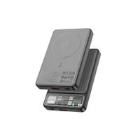 Power Bank Hoco Tourer 10000mAh 15W Magnético Carga Rápida 22.5W Negro Q18