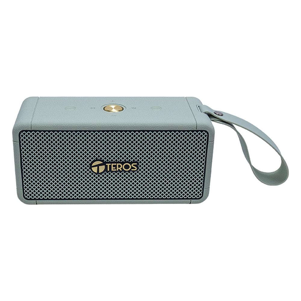 Parlante Bluetooth Portátil Teros Legacy LEG-6052GR 40W Radio FM Verde